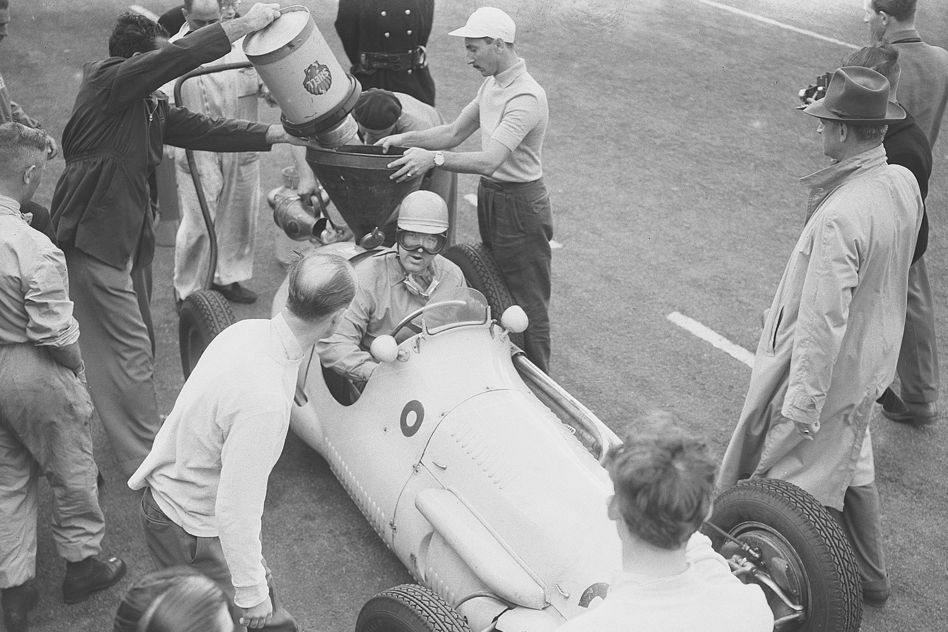 Jan Flinterman tankt