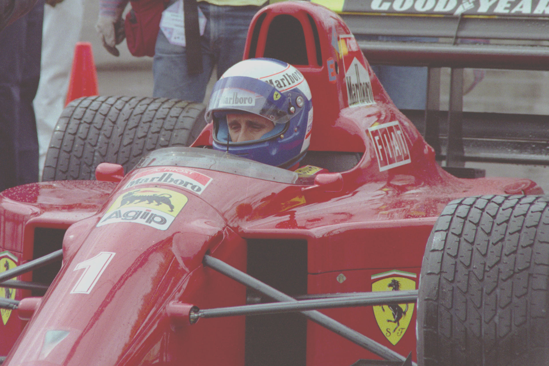 Alain Prost beim GP der USA 1990