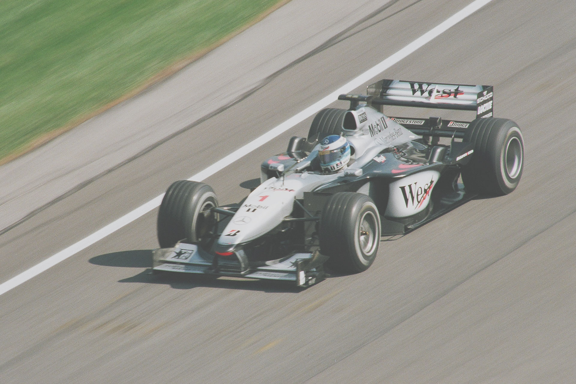 Mika Häkkinen beim GP der USA 2000