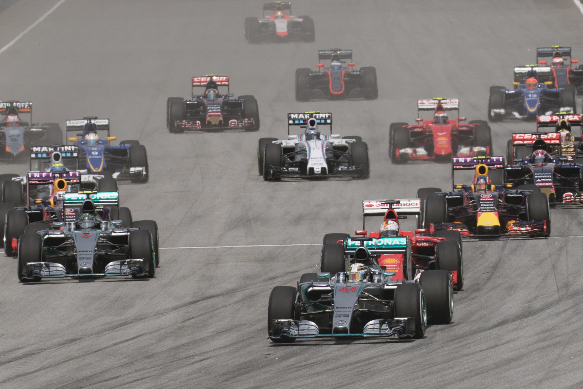 Erste Runde Malaysia GP 2015